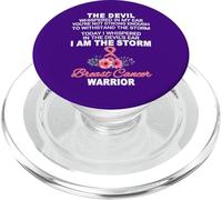 Chemise « I Am The Storm Cancer » - Sensibilisation au Cancer du Sein PopSockets PopGrip pour MagSafe