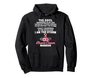 Chemise « I Am The Storm Cancer » - Sensibilisation au Cancer du Sein Sweat à Capuche