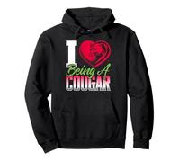 Chemise « I Love Being A Cougar I Heart Being A Cougar » Sweat à Capuche
