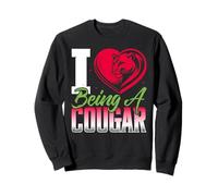 Chemise « I Love Being A Cougar I Heart Being A Cougar » Sweatshirt