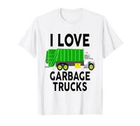 Chemise « I Love Garbage Truck » pour Enfants, garçons, Filles, Tout-Petits T-Shirt