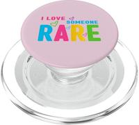 Chemise « I Love Someone Rare Disease » | Journée des Maladies rares 2026 PopSockets PopGrip pour MagSafe