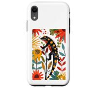 Chemise Iguane Reptiles Lézards Colorés Motif Reptile Coque pour iPhone XR