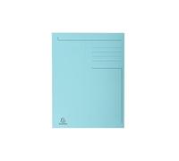 Exacompta Chemise imprimée Foldyne 300 A4 – bleu pastel