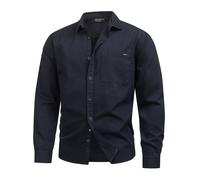 Chemise Indicode pour hommes chemise à manches longues INBroidy chemise décon...