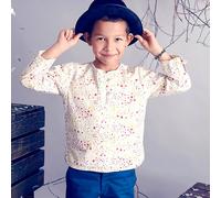 Chemise Intersaison Coton Étoiles Robinson Blanc Multicolore 7/9A