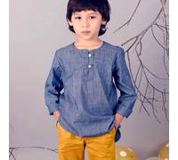 Chemise intersaison robinson bleu foncé 10A