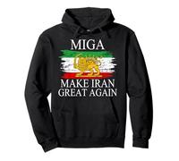 Chemise iranienne Make Iran Great Again Emblème of Iran MIGA Cadeau Sweat à Capuche