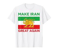 Chemise iranienne Make Iran Great Again Emblème of Iran MIGA Cadeau T-Shirt