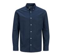 Chemise - Jack & Jones - Brook Oxford - Bleu navy - Manches longues - Coton organique XXL