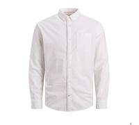 Jack & Jones Oxford Long Sleeve Shirt Blanc XL Homme