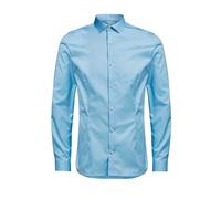 Jack & Jones Prparma Long Sleeve Shirt Bleu M Homme