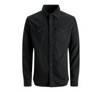 Jack & Jones Chemise en jean homme Jjesheridan L/S – Noir (Black Denim, Fit: Slim) – XX-Large