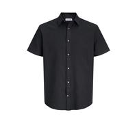 Jack & Jones Summer Linen Short Sleeve Shirt Noir L Homme