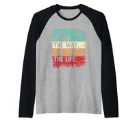 Chemise Jésus pour garçon The Way Truth Life Kids Christian Worship Manche Raglan