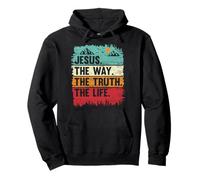 Chemise Jésus pour garçon The Way Truth Life Kids Christian Worship Sweat à Capuche
