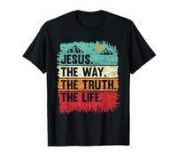 Chemise Jésus pour garçon The Way Truth Life Kids Christian Worship T-Shirt