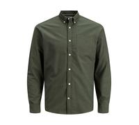 Jack & Jones Oxford Long Sleeve Shirt Vert M Homme