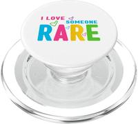 Chemise Journée des Maladies rares 2026 - I Love Someone Rare Disease PopSockets PopGrip pour MagSafe