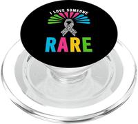 Chemise Journée des Maladies rares 2026 - I Love Someone Rare Disease PopSockets PopGrip pour MagSafe