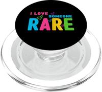 Chemise Journée des Maladies rares 2026 - I Love Someone Rare Disease PopSockets PopGrip pour MagSafe