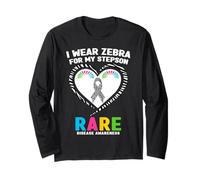 Chemise Journée des Maladies rares 2026 - I Wear Zebra for My Stepson Manche Longue