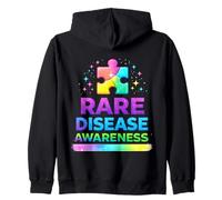 Chemise Journée des Maladies rares 2026 - Zebra Rare Disease Awareness Sweat à Capuche
