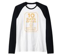 Chemise Kansas Fair 10 Days of Fun Hutch KS Ferris Wheel Manche Raglan