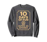 Chemise Kansas Fair 10 Days of Fun Hutch KS Ferris Wheel Sweatshirt