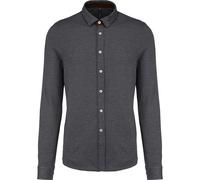 Chemise Kariban Jacquard Gris M