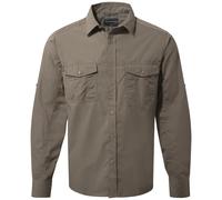 Craghoppers Homme Mens Kiwi Long Sleeved Shirt, Chemise De Randonnée, Pebble, XL EU