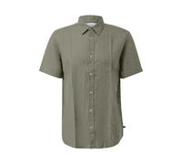 Chemise lÃ©gÃšre en lin avec col italien s.Oliver Vert 2XL