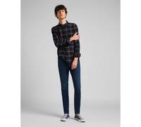Lee Button Down Long Sleeve Shirt Rouge L Homme