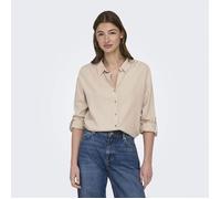 Chemise 3/4 Oxford Tan Onlgoa 15363991 4478 Femme Only