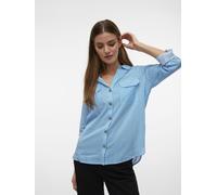 Chemise légère pour femmes avec poches poitrine Regular Stretch 3/4 manches Haut