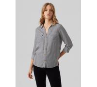 Chemise légère pour femmes avec poches poitrine Regular Stretch 3/4 manches Haut