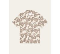 Chemise Lesley Flower Jacquard ss BEIGE XL