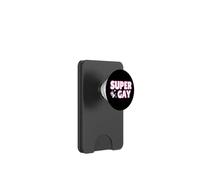 Chemise Licorne Arc-en-Ciel Super Gay, Chemise Amusante pour LGBTQ PopSockets PopWallet pour MagSafe