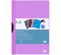 Chemise liderpapel dossier pince latérale polypropylène din a4 lavande opaque 30 feuilles pince coulissante