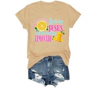 Chemise Life Gave Me Some Lemons, Life Gave Me Some Lemons But My Jesus He Be Making Lemonade Shirt, kaki, XXL