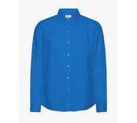 Chemise lin Colorful Standard Pacific Blue Bleu L
