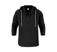 Chemise Lin Homme Col Classique, Tunique décontractée en Lin à Manches Longues avec Capuche et Poche Ample pour Un Style automnal Confortable