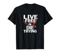 Chemise « Live Free Or Die Trying Eagle » - Liberté et Force T-Shirt