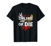 Chemise « Live Free Or Die Trying Eagle » - Liberté et Force T-Shirt