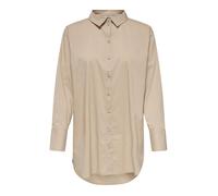 JDY Mio L/S Chemise Longue WVN Noos Blouse, Daim, 40 Femme