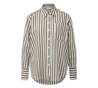 COMMA Chemisier olive / blanc, Taille M
