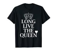 Chemise longue Live the Queen, t-shirts Queen T-Shirt