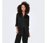Chemise tissé ample en satin femme Only Onlvictoria - black - L XS