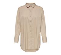 JDY WVN Noos Chemise Longue pour Femme Mio L/S, Daim, 40