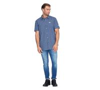 Lonsdale Brixworth Short Sleeve Shirt Bleu S Homme